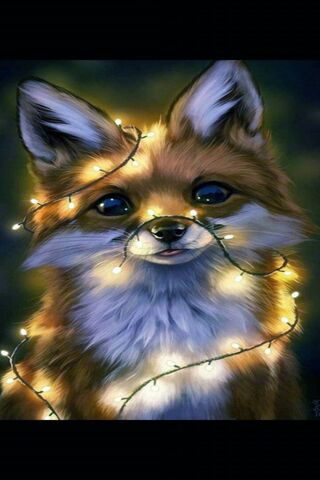 Twinkling Fox: A Spark of Joy ✨🦊