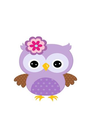 Adorable Purple Owl wit..
