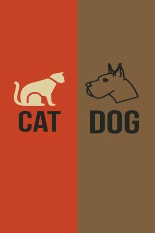 Cat Dog Wallpaper - Download to your mobile from PHONEKY