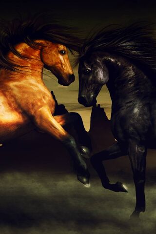 Dancing Titans: The Stallion Showdown 🐎🔥