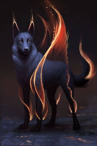 Embers of the Wild: The Fiery Wolf