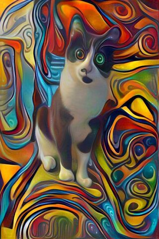 Whimsical Whiskers in a Dreamscape 🌈🐾