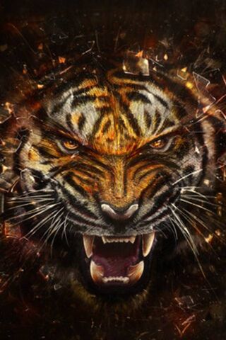 Fierce Echoes: The Roar of the Wild 🐅🔥