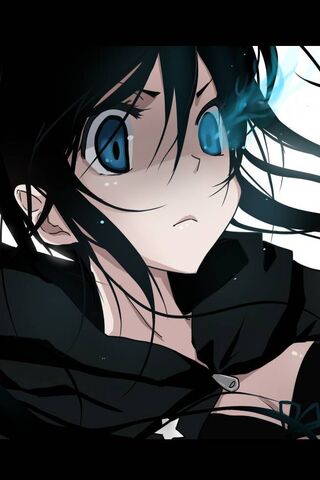 The Enigmatic Gaze of Black Rock Shooter 🌌✨