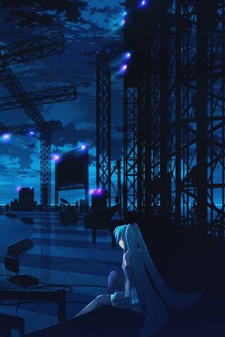 Midnight Melodies: The Vocaloid Stage Awaits 🎤✨