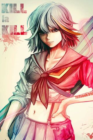 纏流子の猛々しい魂🔥壁紙 - PHONEKYから携帯端末にダウンロード