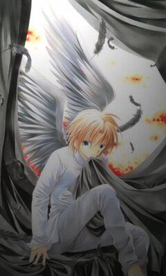 Poster Anime-Illustration mit Engel nach Maß - myredro.de