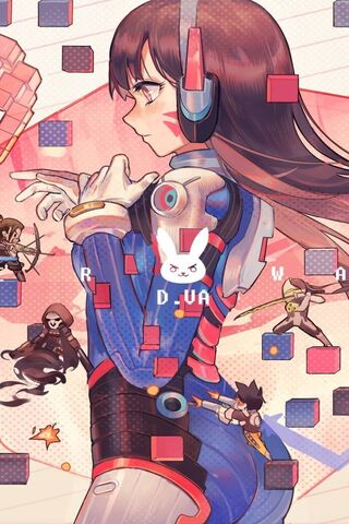 D.Va: The Gaming Champion in Action! 🎮✨