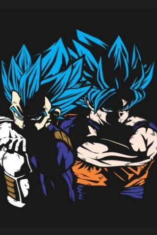 Goku Vegeta Blue Wallpaper - Download to your mobile from PHONEKY