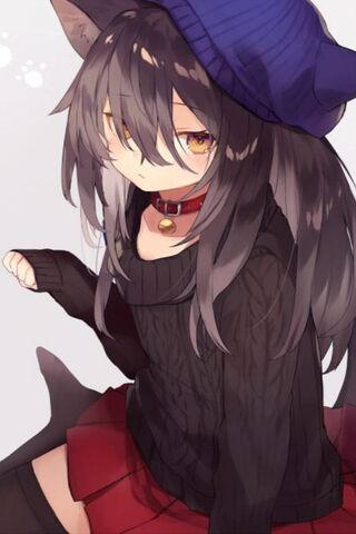 Charming Catgirl in Cozy Attire 🐾✨