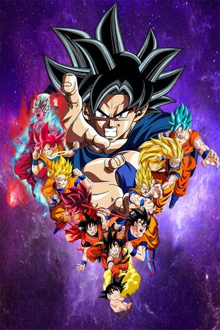 Evolutions Of Goku Wallpaper - Download to your mobile from PHONEKY