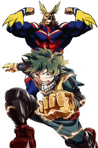 All Might and Deku