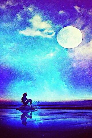 Dreaming Under the Moonlit Waves 🌊🌙