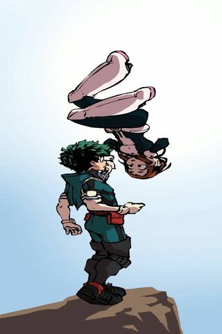 Deku's Heroic Leap! 🌟