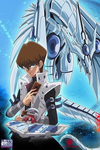 Seto Kaiba, games, tail, video games, dragon, trench coat, kaiba, blue  background, HD wallpaper | Peakpx