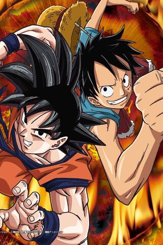 Goku and Luffy
