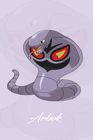 Arbok: The Fearsome Serpent of Shadows 🐍✨
