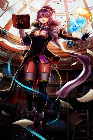 Enigmatic Sorceress of the Arcane