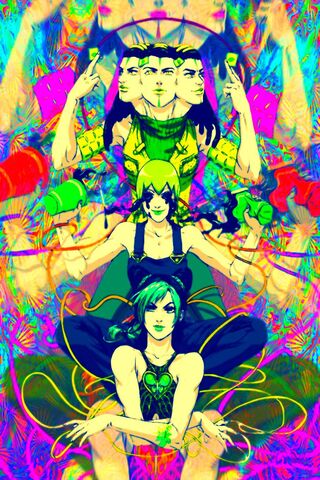 Vibrant Echoes of Stone Ocean
