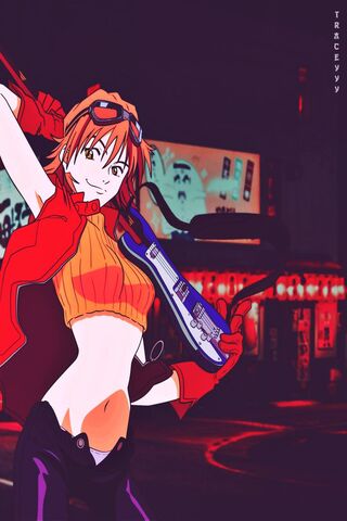 Haruko Haruhara: The Electric Rebel ⚡🎸