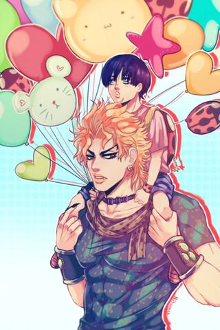 Balloons of Friendship: Dio and Giorno's Adventure 🎈✨