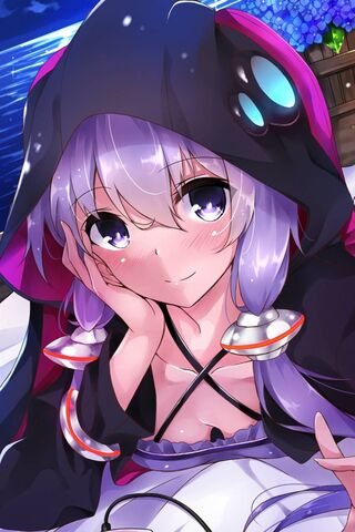 Mystical Night: The Enchanting Anime Girl 🌙✨