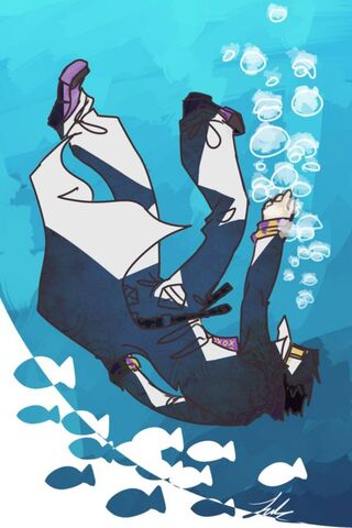 Diving into the Depths: Kujo Jotaro's Underwater Adventure 🌊✨