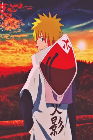 Download Naruto Uzumaki Hokage Cloak Wallpaper