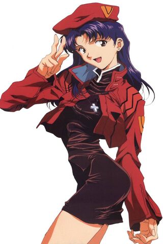 Misato: The Charismatic Commander 🌟