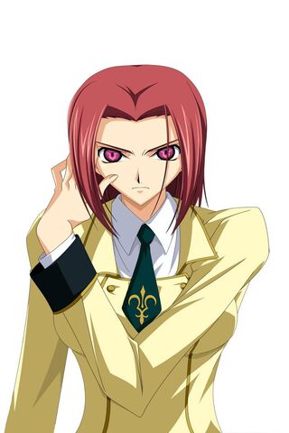 Kallen's Determined Gaze: The Rebel in Style! 🌟