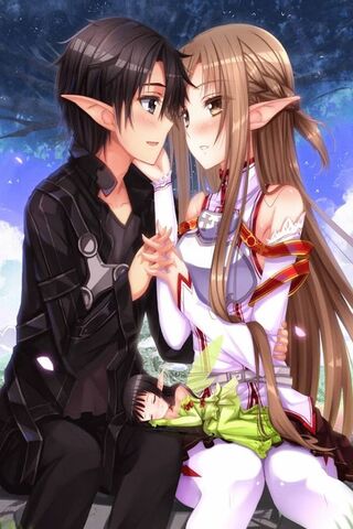 A Moment of Connection: Asuna and Kirito's Bond