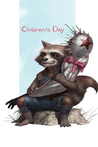 Rocket Raccoon: The Hero of Children's Day! 🎉