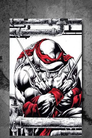 Raphael: The Fierce Defender of the Sewers 🐢⚔️