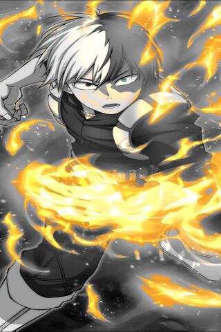 Shouto's Fiery Resolve 🔥❄️