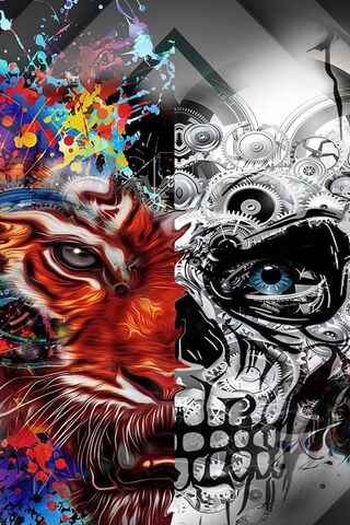 Fusion of Nature and Mechanism 🌈⚙️