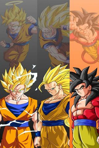 Fases De Goku 2 Wallpaper - Download to your mobile from PHONEKY