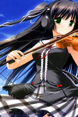 Anime Girl Violin