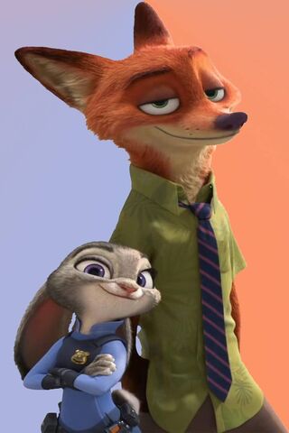 Zootopia Couple Wallpaper Download To Your Mobile From Phoneky
