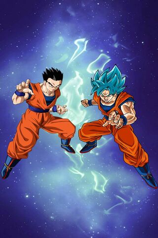 Goku and Gohan