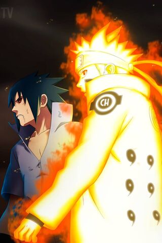 Naruto and Sasuke