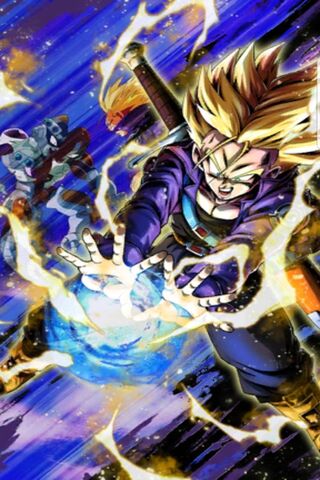 Ssj Trunks: The Time Traveler's Fury ⚔️✨