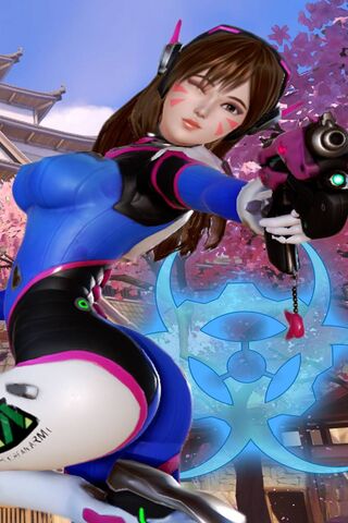 D.Va in Action: Overwatch's Iconic Heroine 🎮✨