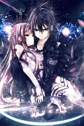 Asuna and Kirito Wallpaper - Download to your mobile from PHONEKY