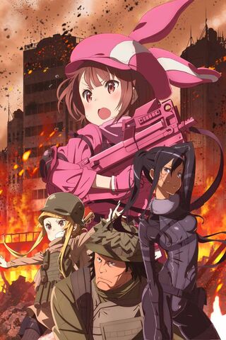 Sao Alternative Ggo: Battle Ready in Pink! 🎮💥