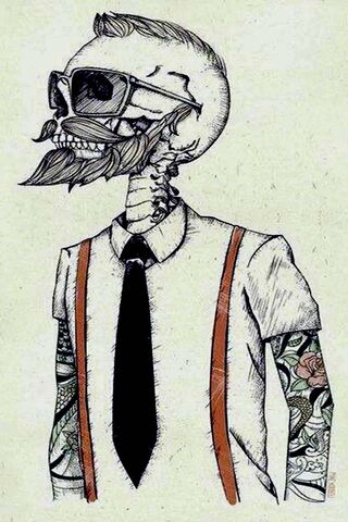 Chic Skeleton: The Hipster Vibe