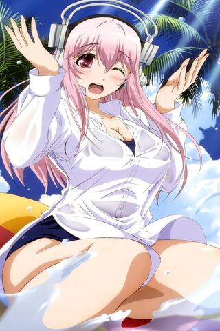 super sonico iphone wallpaper