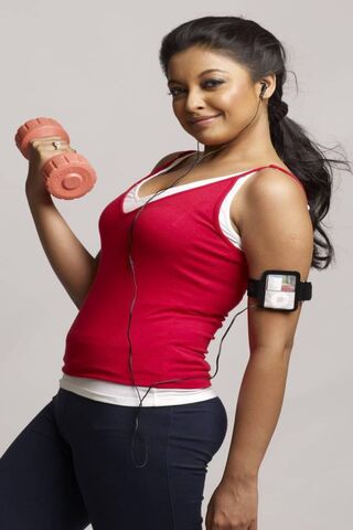Empowered Fitness: Tanushree Dutta's Workout Vibes 💪🎶