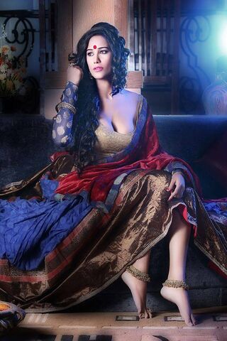 Elegance in Tradition: A Glimpse of Poonam Pandey