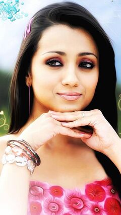 Trisha Fan Art Wallpaper - Download to your mobile from PHONEKY