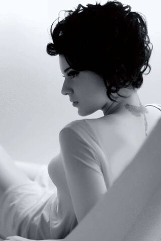 Elegance in Shadows: The Allure of Kangna Bw